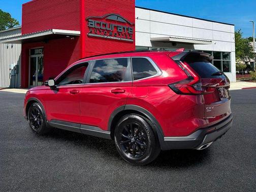 Radiant Red Metallic 2025 Honda CR-V Hybrid Sport FWD