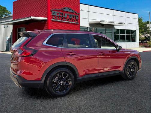 Radiant Red Metallic 2025 Honda CR-V Hybrid Sport FWD