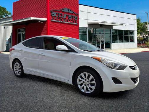 Shimmering White Mica 2012 Hyundai ELANTRA GLS