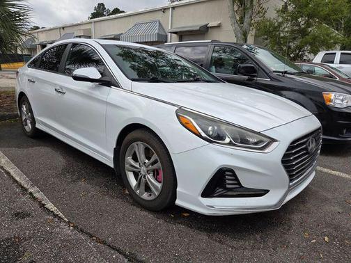 Quartz White Pearl 2018 Hyundai SONATA SEL