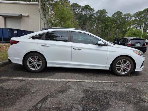 Quartz White Pearl 2018 Hyundai SONATA SEL