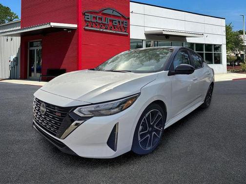 Aspen White/Super Black 2025 Nissan Sentra SR