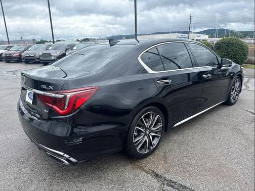 Majestic Black Pearl 2018 Acura RLX Sport Hybrid Advance Package