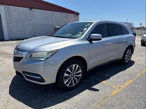 Lunar Silver Metallic 2016 Acura MDX 3.5L AcuraWatch Plus Package
