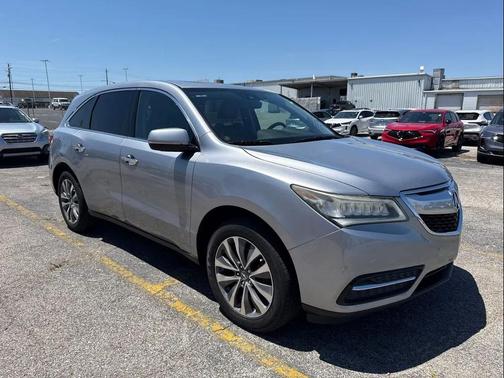 Lunar Silver Metallic 2016 Acura MDX 3.5L AcuraWatch Plus Package