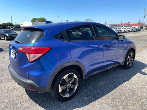 Aegean Blue Metallic 2018 Honda HR-V EX