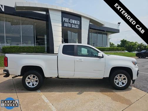 Summit White 2021 Chevrolet Colorado LT