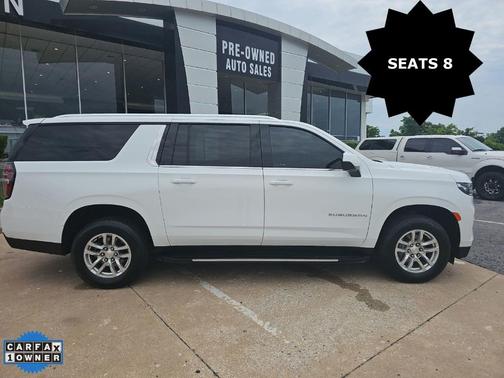 Summit White 2024 Chevrolet Suburban LT