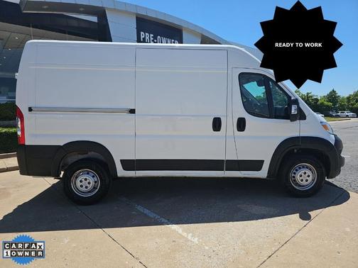 Bright White Clearcoat 2025 RAM ProMaster 2500 High Roof