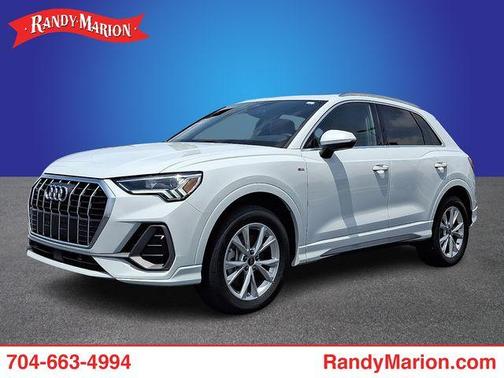 Glacier White Metallic 2025 Audi Q3 45 S line Premium
