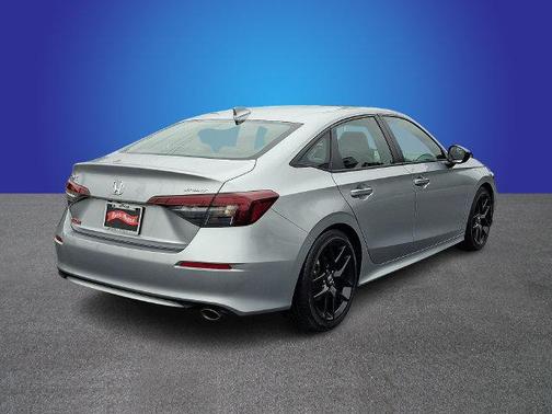 Solar Silver Metallic 2025 Honda Civic Sport