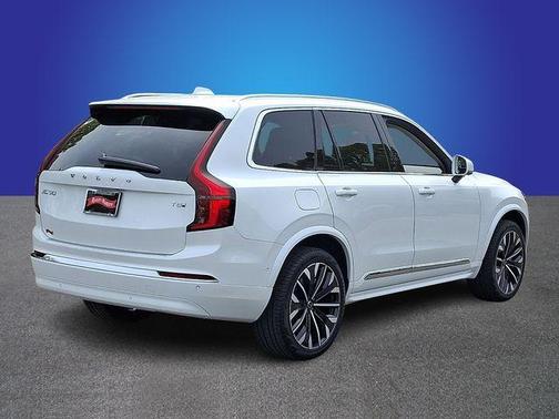 Crystal White Pearl 2025 Volvo XC90 Plug-In Hybrid T8 Ultra 7-Seater