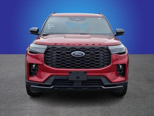 Rapid Red Metallic Tinted Clearcoat 2025 Ford Explorer ST-Line
