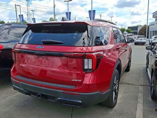 Red Metallic 2025 Ford Explorer ST-Line