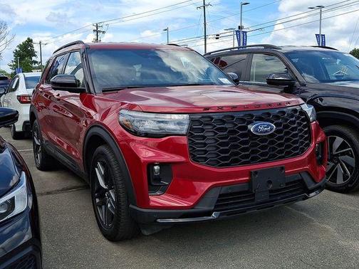 Red Metallic 2025 Ford Explorer ST-Line