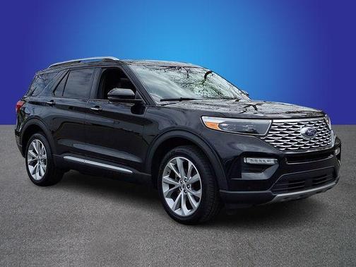Agate Black Metallic 2023 Ford Explorer Platinum
