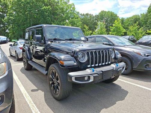 Black Clearcoat 2023 Jeep Wrangler 4xe Sahara