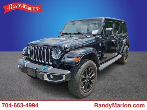 Black Clearcoat 2023 Jeep Wrangler 4xe Sahara