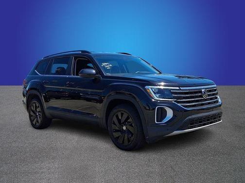 Deep Black Pearl Effect 2025 Volkswagen Atlas 2.0T SE