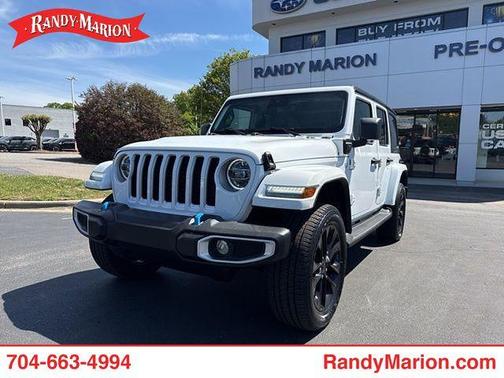 Bright White Clearcoat 2022 Jeep Wrangler Unlimited 4xe Sahara