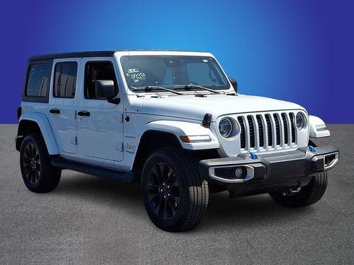 Bright White Clearcoat 2022 Jeep Wrangler Unlimited 4xe Sahara
