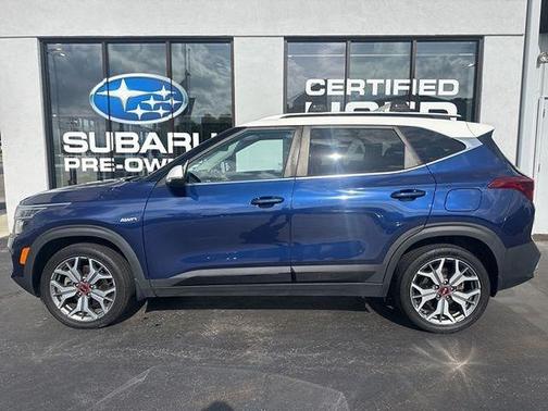 Ocean Blue 2021 Kia Seltos S