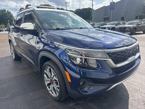 Ocean Blue 2021 Kia Seltos S