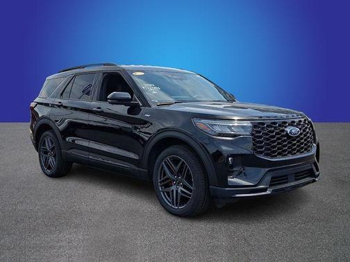Agate Black Metallic 2025 Ford Explorer ST-Line