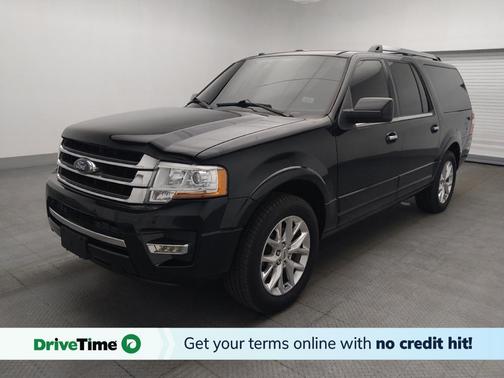 White Platinum Metallic Tri-Coat 2015 Ford Expedition EL Limited