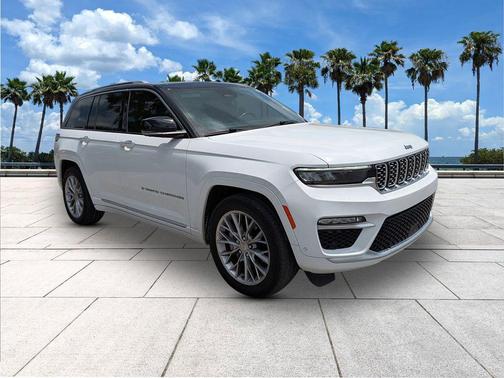 Bright White Clearcoat 2023 Jeep Grand Cherokee Summit