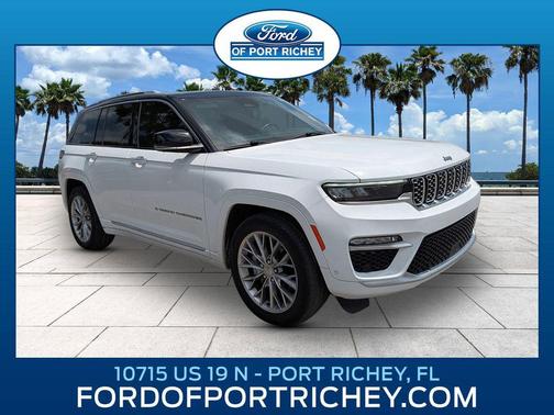 Bright White Clearcoat 2023 Jeep Grand Cherokee Summit