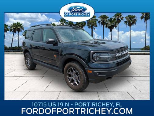 Alto Blue Metallic Tinted Clearcoat 2023 Ford Bronco Sport Badlands