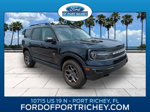 Alto Blue Metallic Tinted Clearcoat 2023 Ford Bronco Sport Badlands