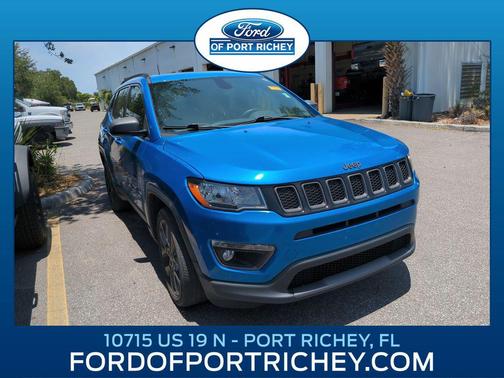 Laser Blue Pearlcoat 2021 Jeep Compass 80th Special Edition