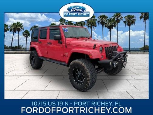 Firecracker Red 2015 Jeep Wrangler Unlimited Sahara