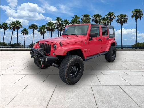 Firecracker Red 2015 Jeep Wrangler Unlimited Sahara