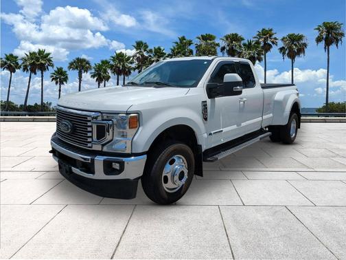 Star White Metallic Tri-Coat 2020 Ford F-350 Lariat
