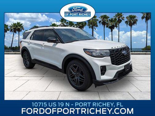 Star White Metallic Tri-Coat 2026 Ford Explorer ST