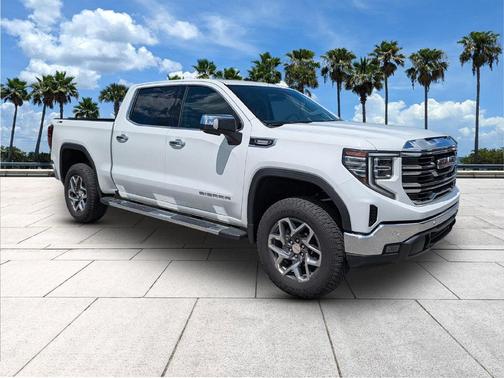 Summit White 2025 GMC Sierra 1500 SLT