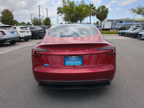 Ultra Red 2025 Tesla Model 3 Long Range