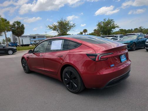 Ultra Red 2025 Tesla Model 3 Long Range