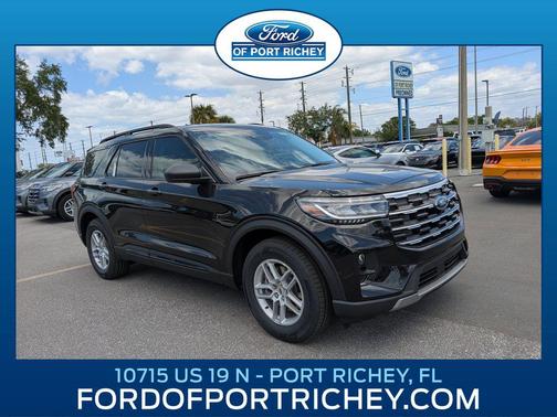 Agate Black Metallic 2026 Ford Explorer Active
