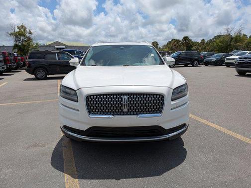 Pristine White Metallic Tri-Coat 2023 Lincoln Nautilus Reserve