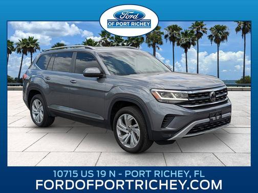 Platinum Gray Metallic 2022 Volkswagen Atlas 3.6L SEL