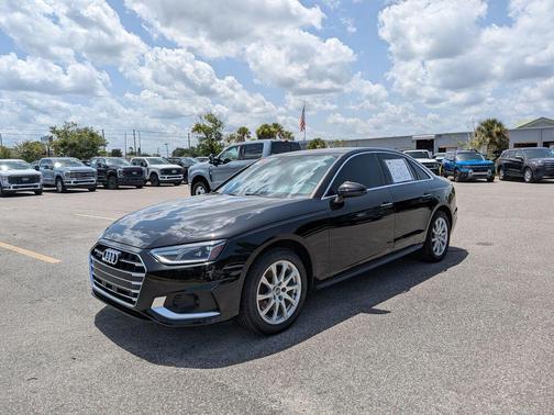 Brilliant Black 2021 Audi A4 40 Premium