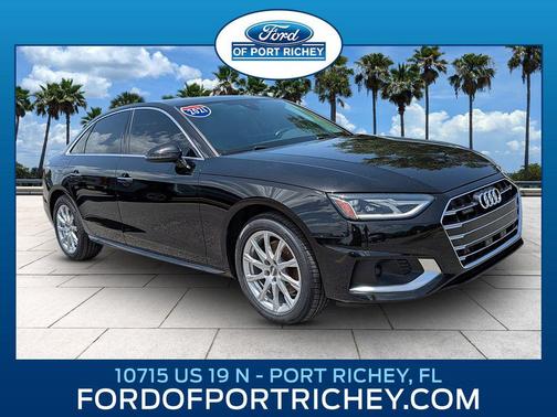 Brilliant Black 2021 Audi A4 40 Premium