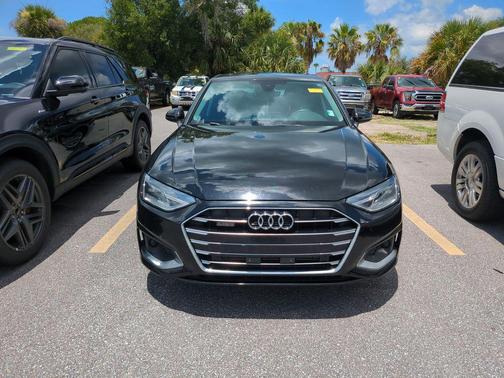 Brilliant Black 2021 Audi A4 40 Premium