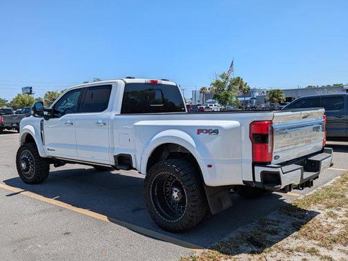 Star White Metallic Tri-Coat 2024 Ford F-450 Platinum