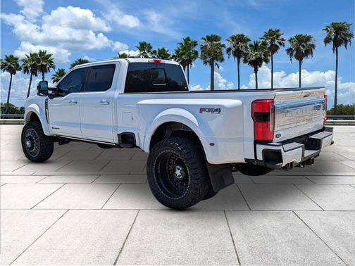 Star White Metallic Tri-Coat 2024 Ford F-450 Platinum