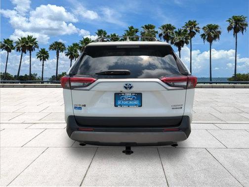 Blizzard Pearl 2019 Toyota RAV4 Hybrid Limited